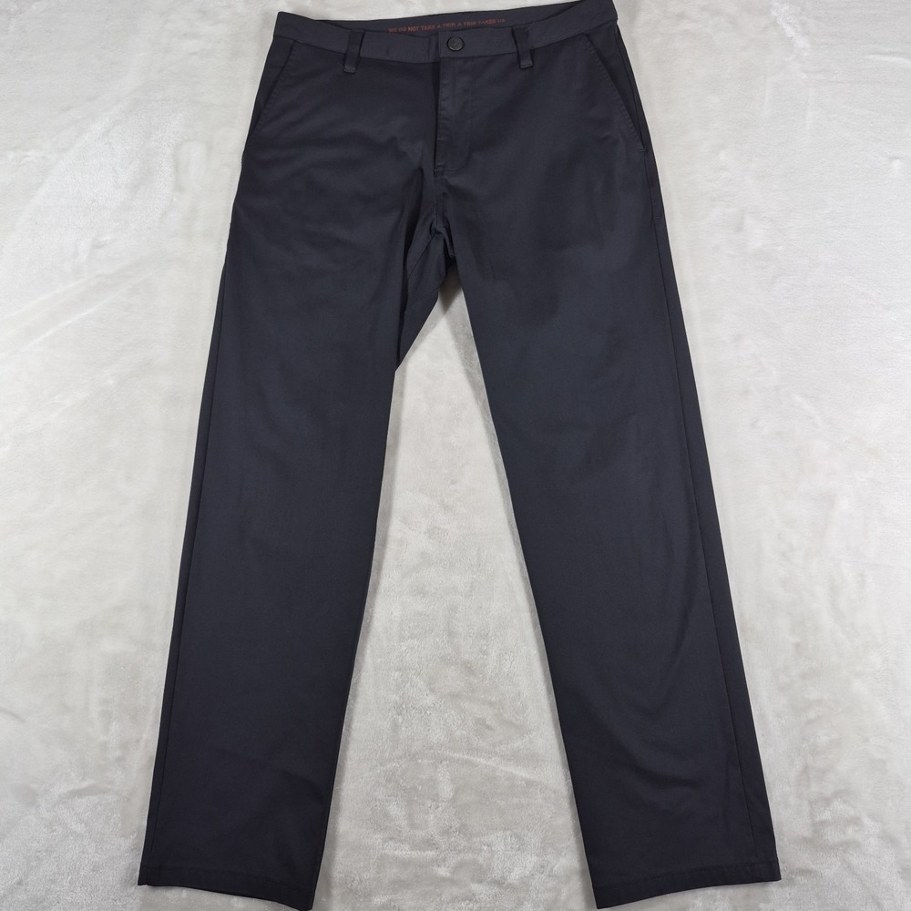 Rhone Commuter Pants Men's 31x29 Black Chino Performance Golf Trouser 100161